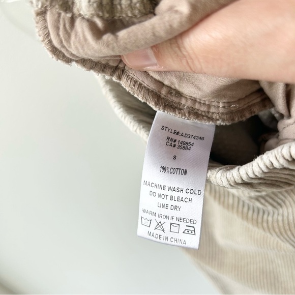 Sadie & Sage pull on corduroy elastic waist pants - Picture 6 of 6
